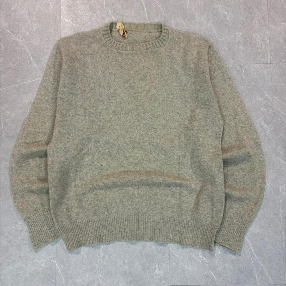 70/80's Puritan Sportswear grey lambswool sweater Size L #knitwear